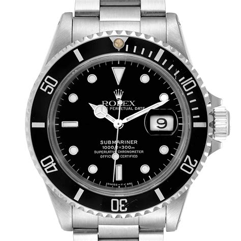 men's rolex watch black